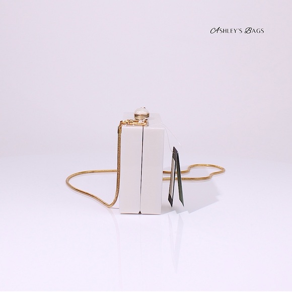 Kate Spade What The Shell Ocean Scene Resin Frame Clutch Crossbody - Picture 6 of 13